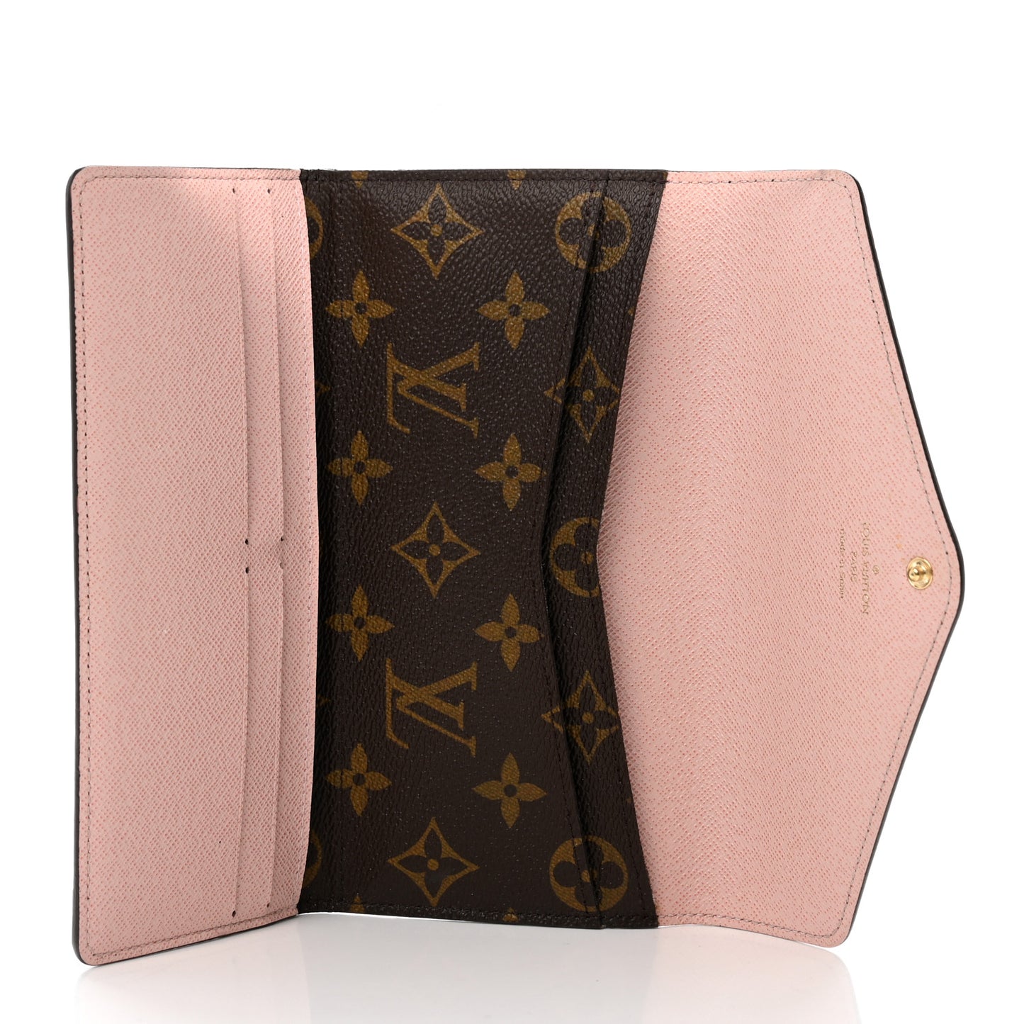 Monogram Josephine Wallet Rose Ballerine