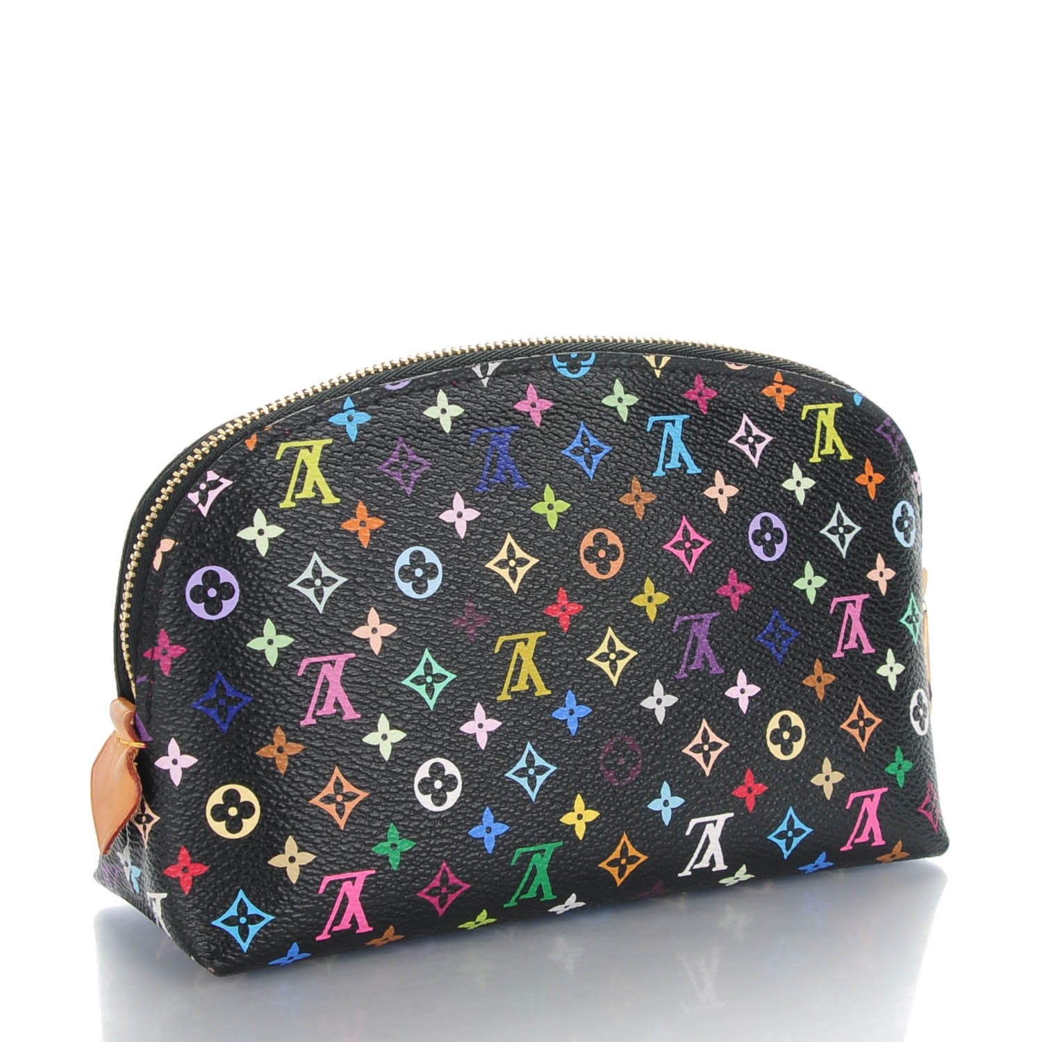 Louis Vuitton Monogram Multicolor Cosmetic Pouch Black Grenade 3 of 6