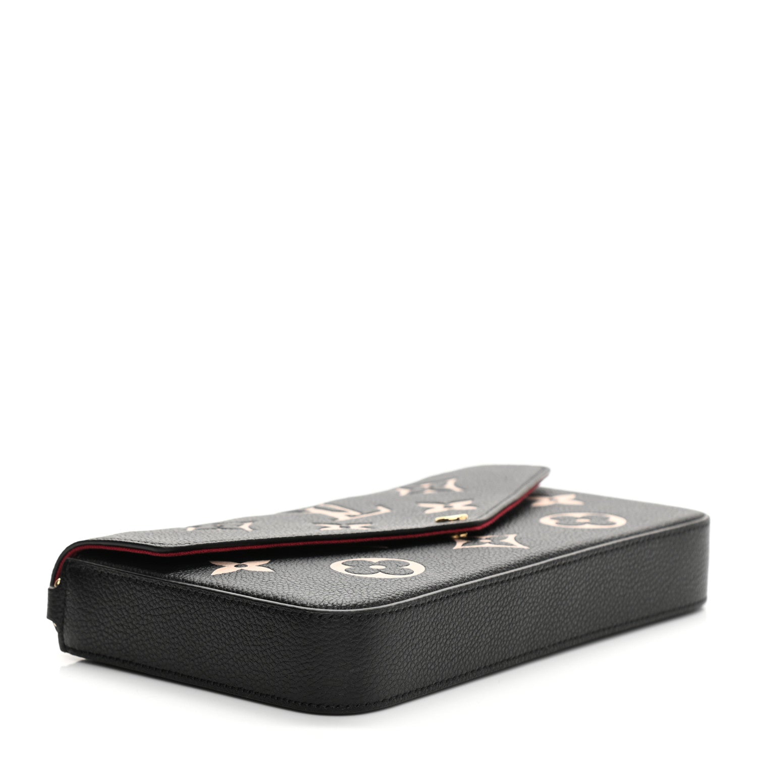 Louis Vuitton Empreinte Monogram Giant Felicie Pochette Black Beige 5 of 7