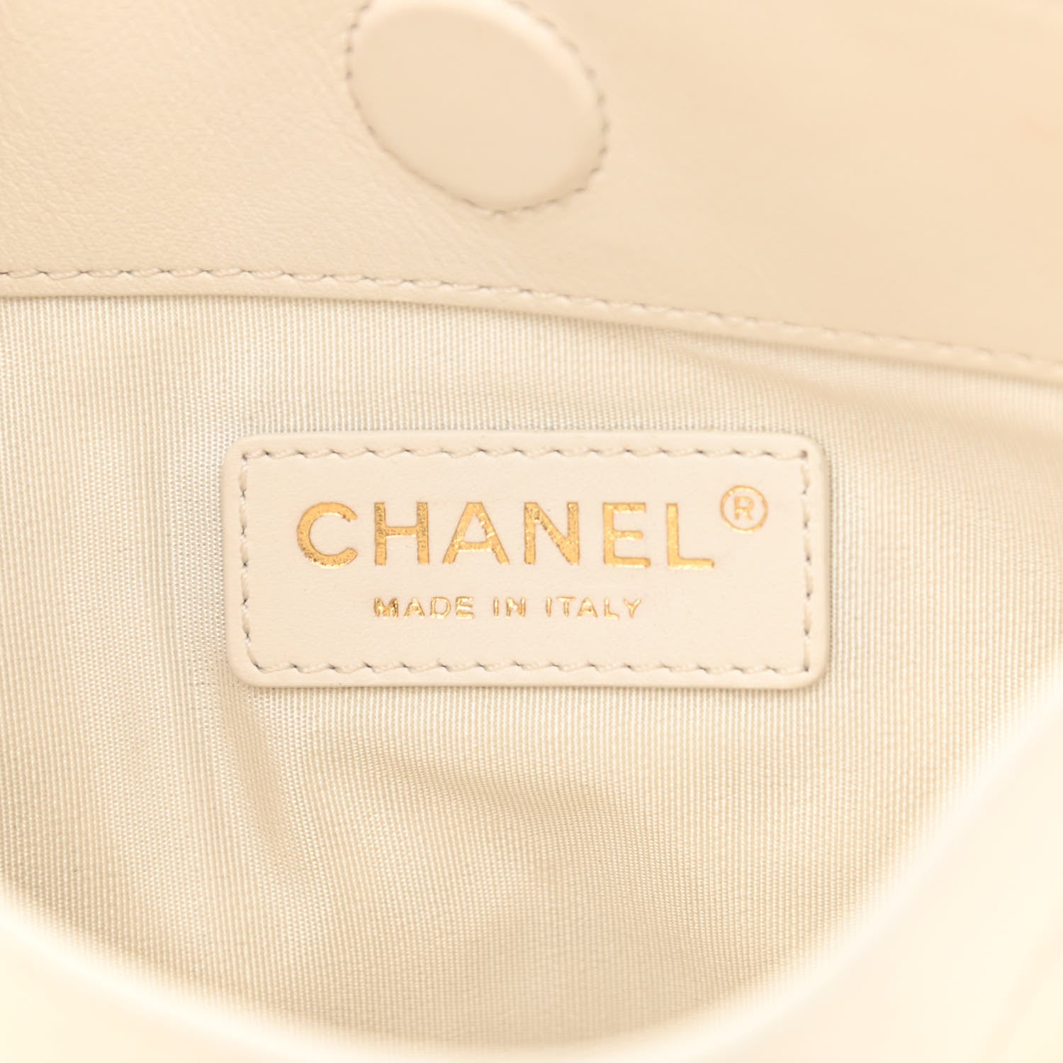 Chanel Calfskin Quilted Fringe Small Shopping Bag White 6 of 13