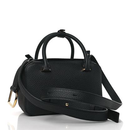 Delvaux Taurillon Soft Mini Cool Box Satchel Black 3 of 9