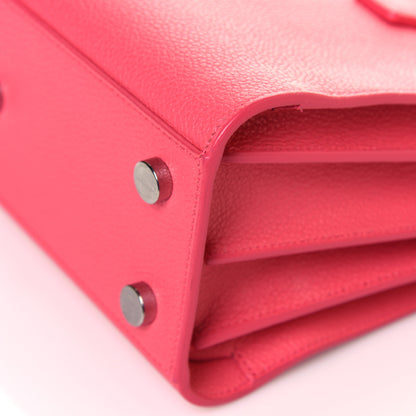Saint Laurent Grained Calfskin Nano Sac De Jour Coral 13 of 14