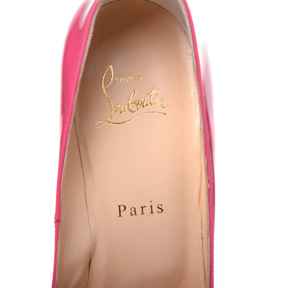 Christian Louboutin Patent New Very Prive 120 Pumps 38.5 Bon Bon 7 of 12