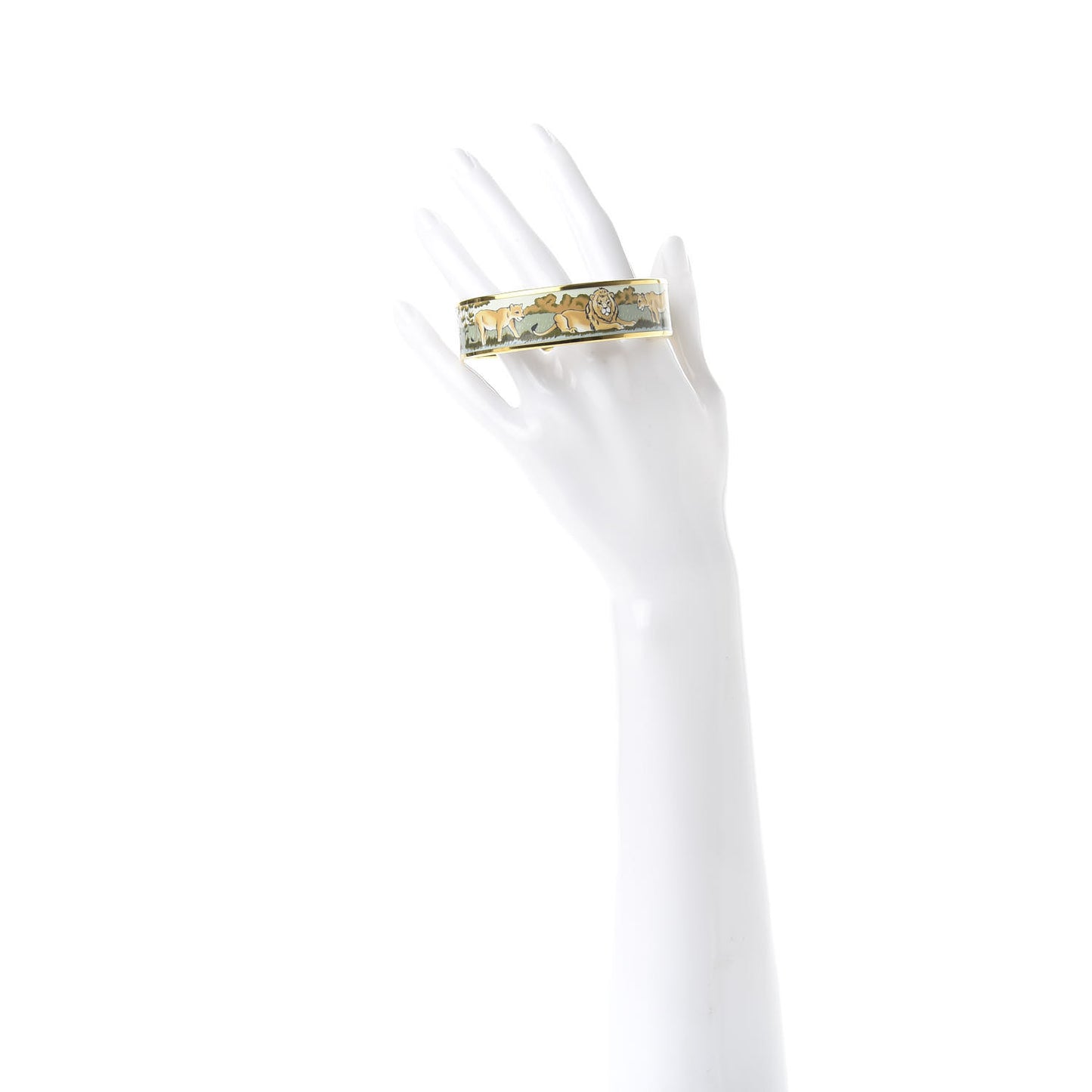 Enamel Printed Pride of Lions Wide Bracelet 70