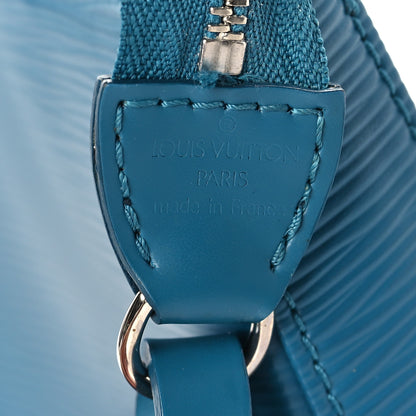 Louis Vuitton Epi Pochette Accessories NM Cyan 6 of 9