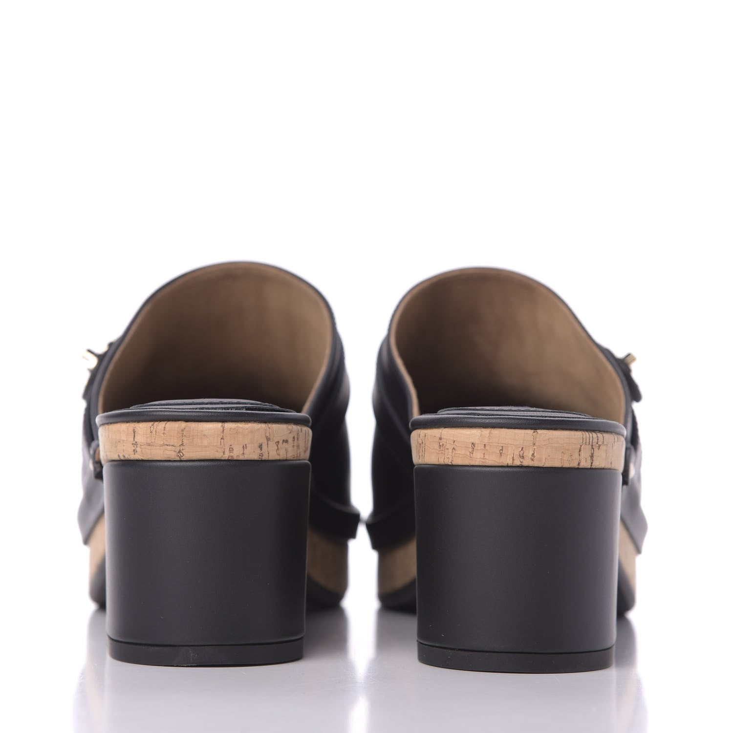 Chanel Calfskin CC Turn Lock Clogs 42 Black 7 of 8