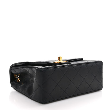 Chanel Lambskin Quilted Mini Square Flap Black 4 of 10