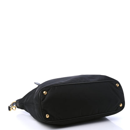 Prada Tessuto Nylon Soft Calf Tote Black 3 of 4