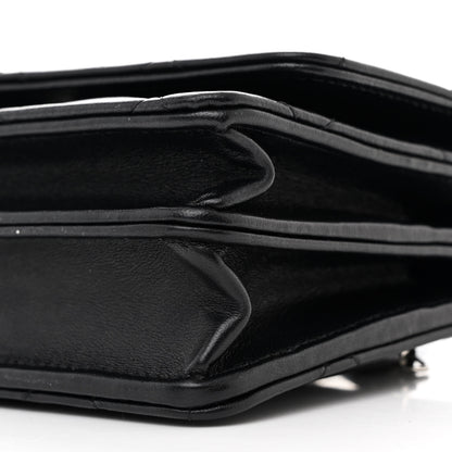 Chanel Lambskin Quilted CC Clutch on Chain WOC Black 12 of 12