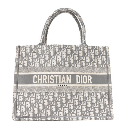 Christian Dior Oblique Medium Book Tote Grey 1 of 9