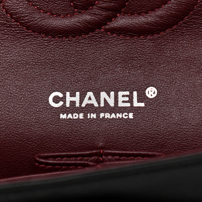 Chanel Lambskin Quilted Medium Double Flap Black 10 of 25