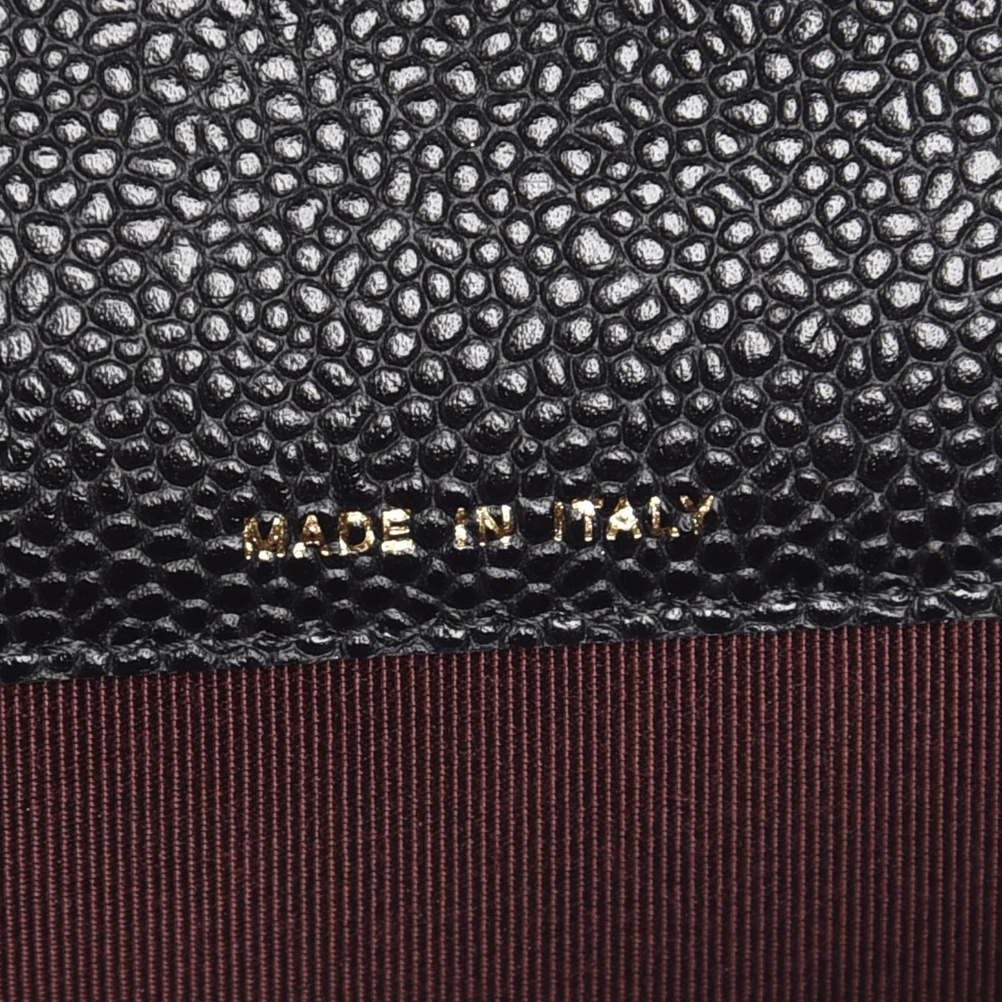 Caviar Quilted Flap Card Holder Black
