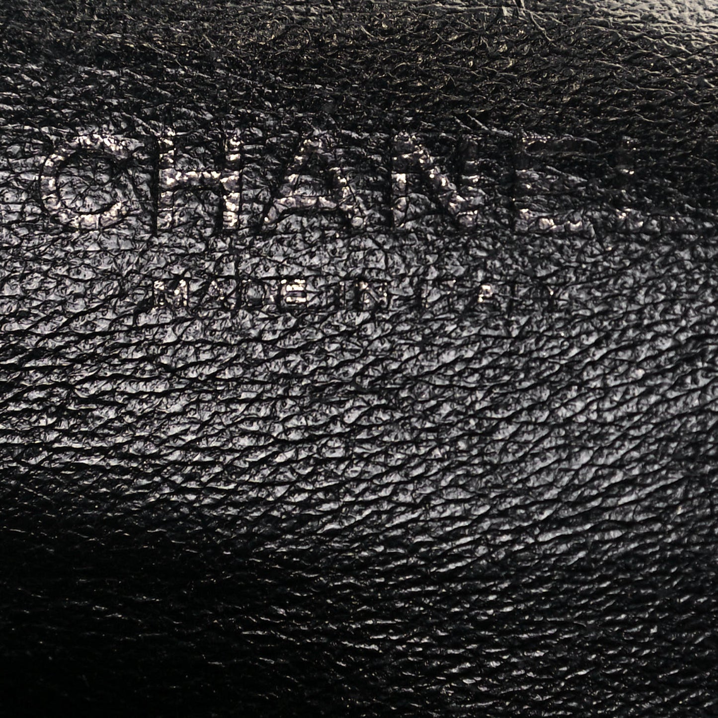 Calfskin East West Modern Chain Tote Black