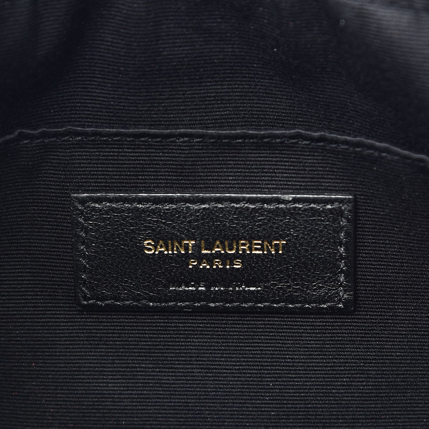 Saint Laurent Calfskin Matelasse Monogram Lou Camera Bag Black 6 of 10