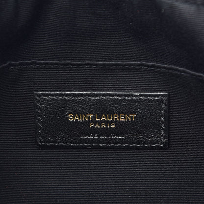 Saint Laurent Calfskin Matelasse Monogram Lou Camera Bag Black 6 of 10