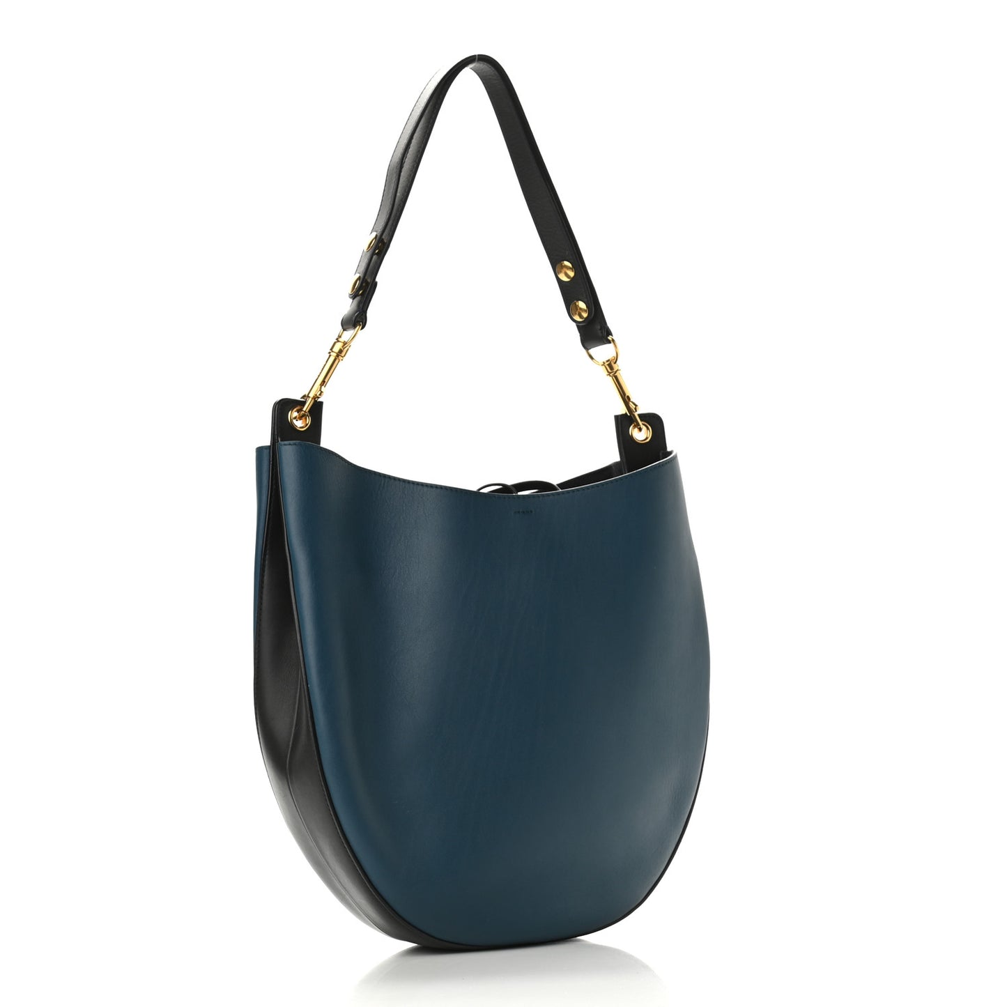 Smooth Calfskin Medium Hobo Navy