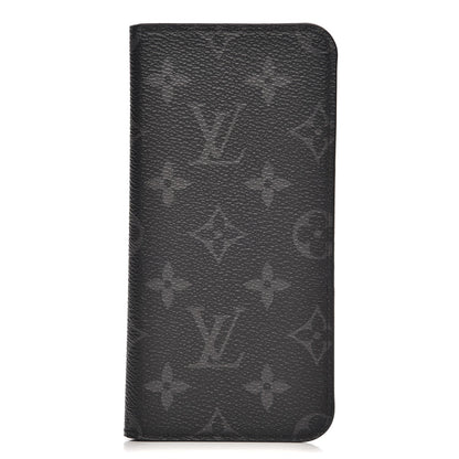 Louis Vuitton Monogram Eclipse iPhone 7 Plus Folio Case 1 of 8
