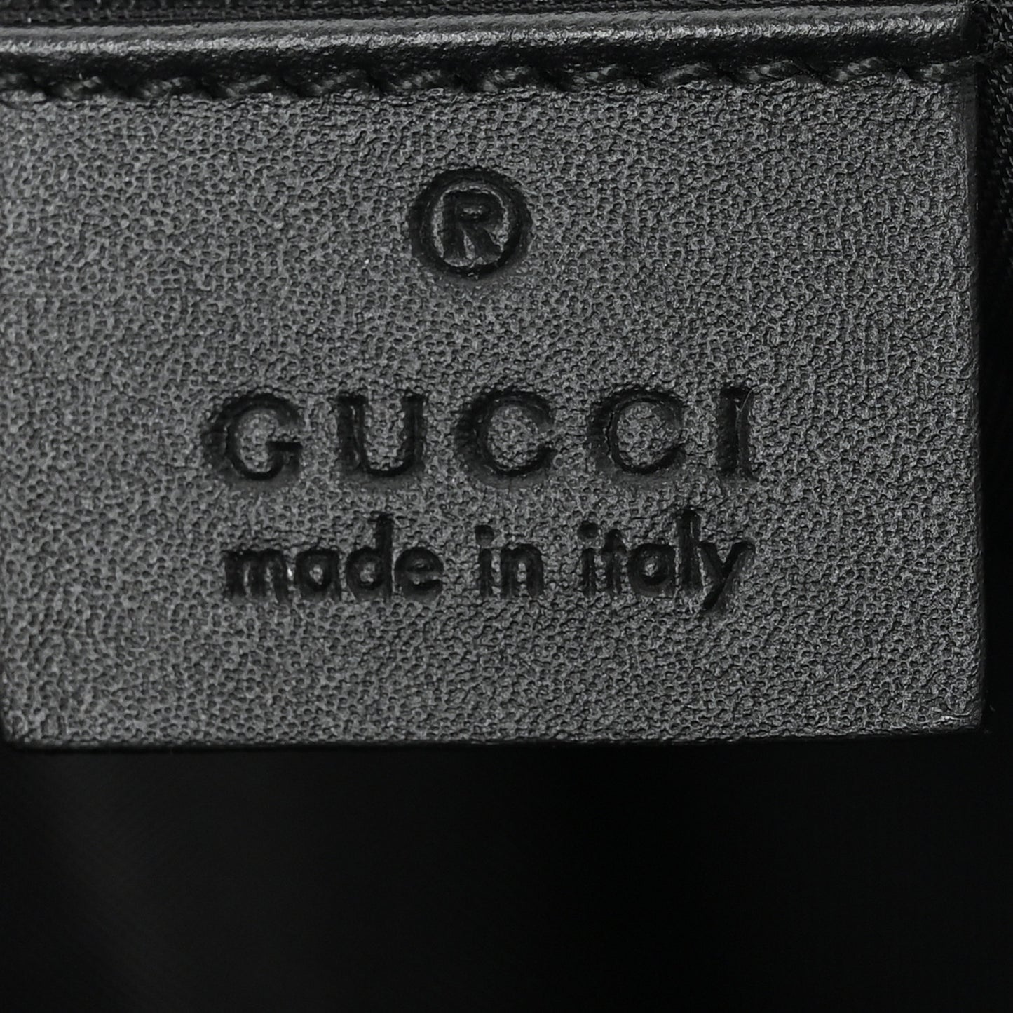 GG Supreme Monogram Web Messenger Bag Black