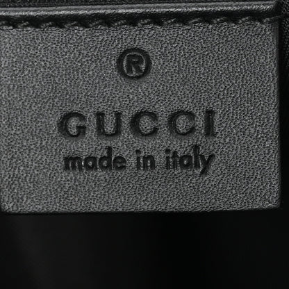 Gucci GG Supreme Monogram Web Messenger Bag Black 6 of 11