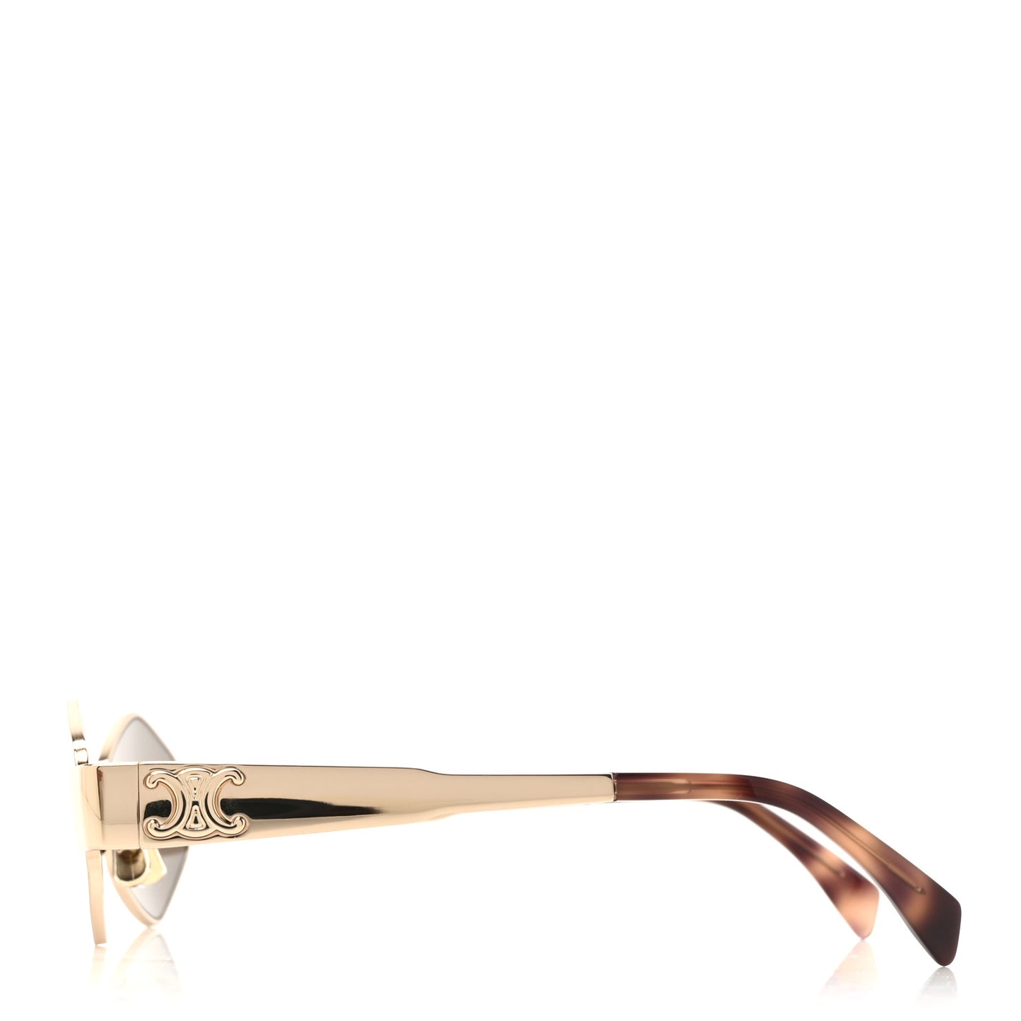 Metal Triomphe 02 Sunglasses CL40254U Rose Gold Brown
