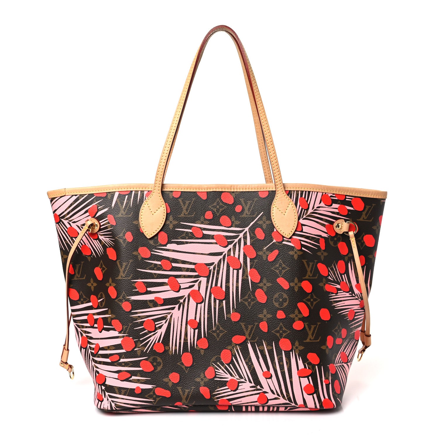Louis Vuitton Monogram Jungle Dots Neo Neverfull MM Sugar Pink Poppy 3 of 9
