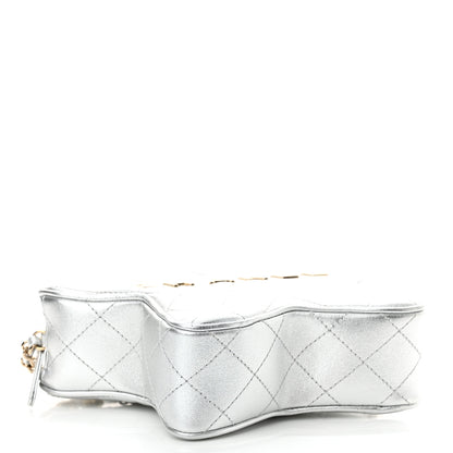 Chanel Metallic Lambskin Walk Of Fame Bag Silver 4 of 14