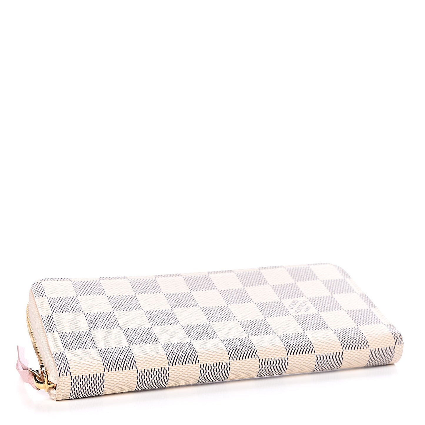 Damier Azur Clemence Wallet Rose Ballerine