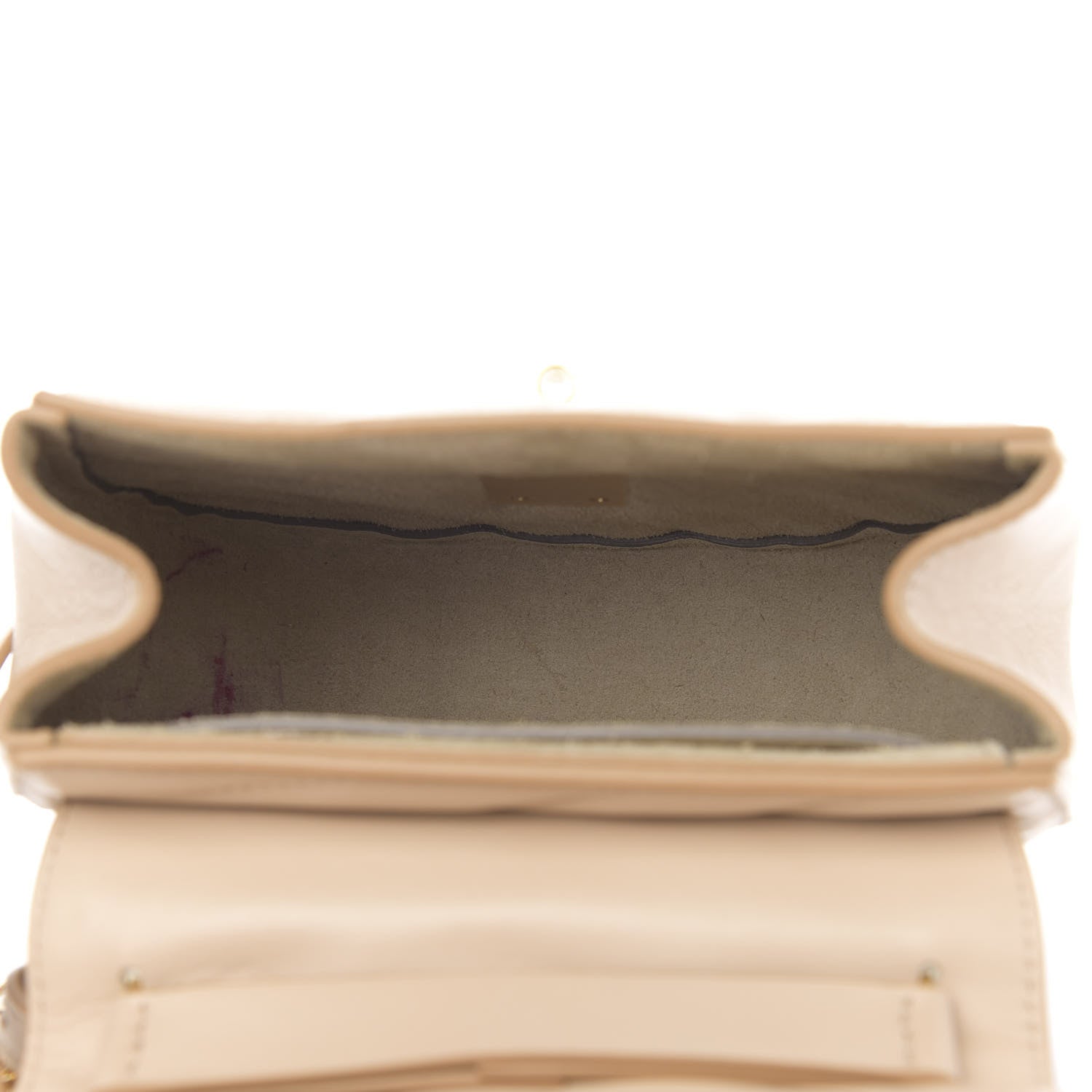 Chloe Calfskin Quilted Mini Drew Bijou Shoulder Bag Pearl Beige 6 of 11
