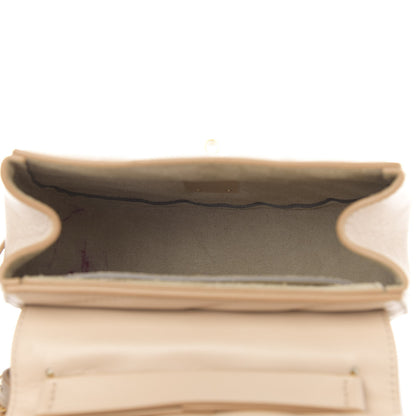 Chloe Calfskin Quilted Mini Drew Bijou Shoulder Bag Pearl Beige 6 of 11