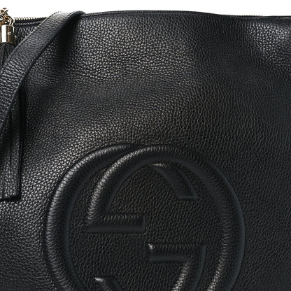 Gucci Pebbled Calfskin Large Soho Hobo Black 8 of 10