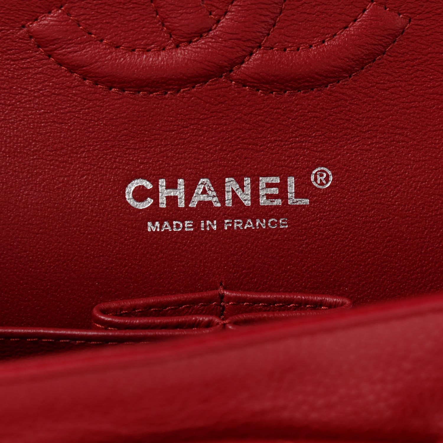 Chanel Caviar Quilted Medium Double Flap Red 6 of 12
