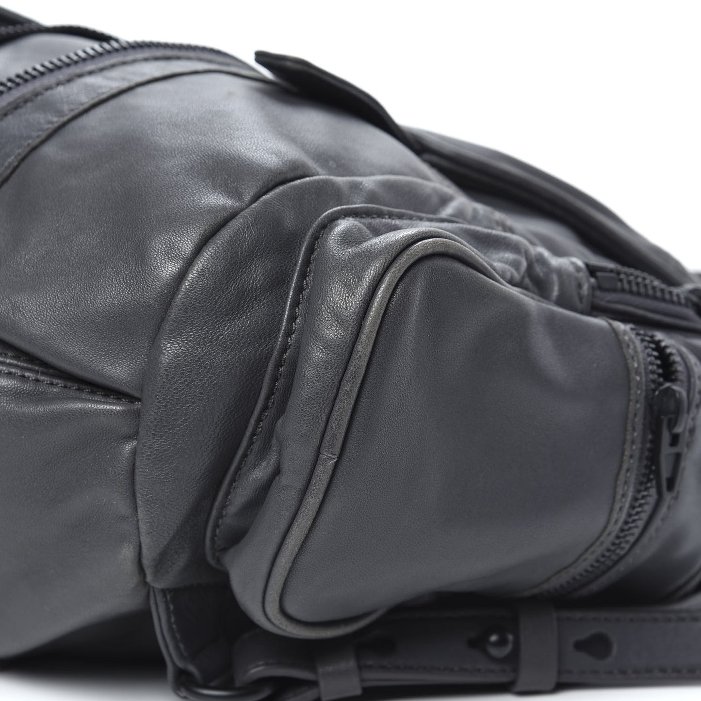 Lambskin Mini Marti Backpack Grey
