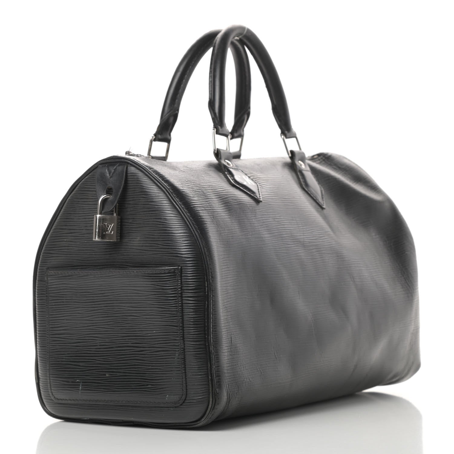 Louis Vuitton Epi Speedy 30 Black 3 of 23