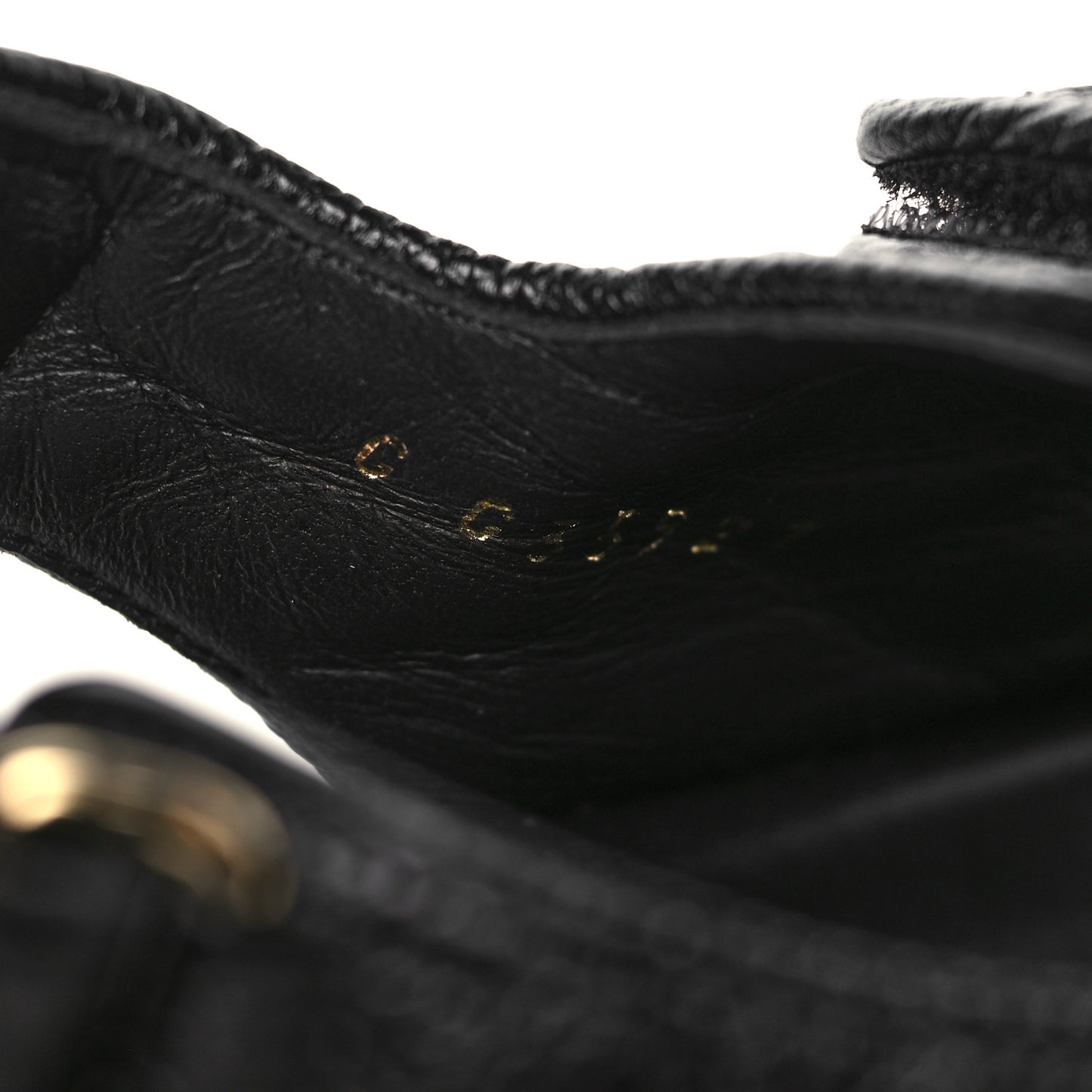Grained Calfskin Velcro Dad Sandals 38 Black