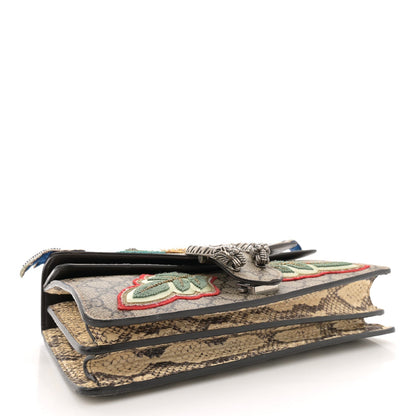 Gucci GG Supreme Monogram Snakeskin Embroidered Small Dionysus Shoulder Bag 4 of 13