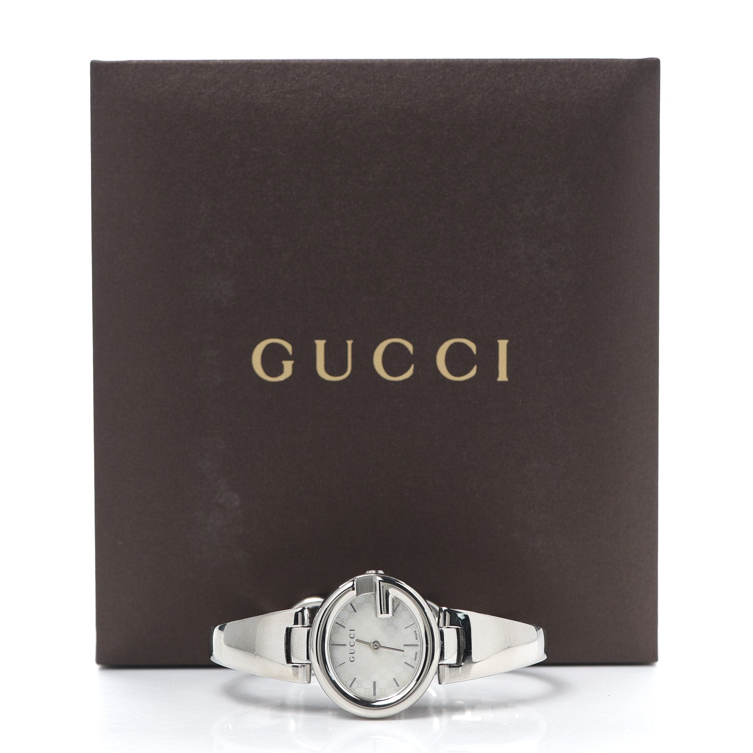 Gucci Stainless Steel Mother of Pearl 27mm Guccissima Quartz Watch 5 of 5