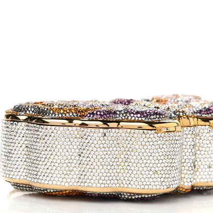 Judith Leiber Swarovski Crystal Butterfly Minaudiere Clutch 9 of 12