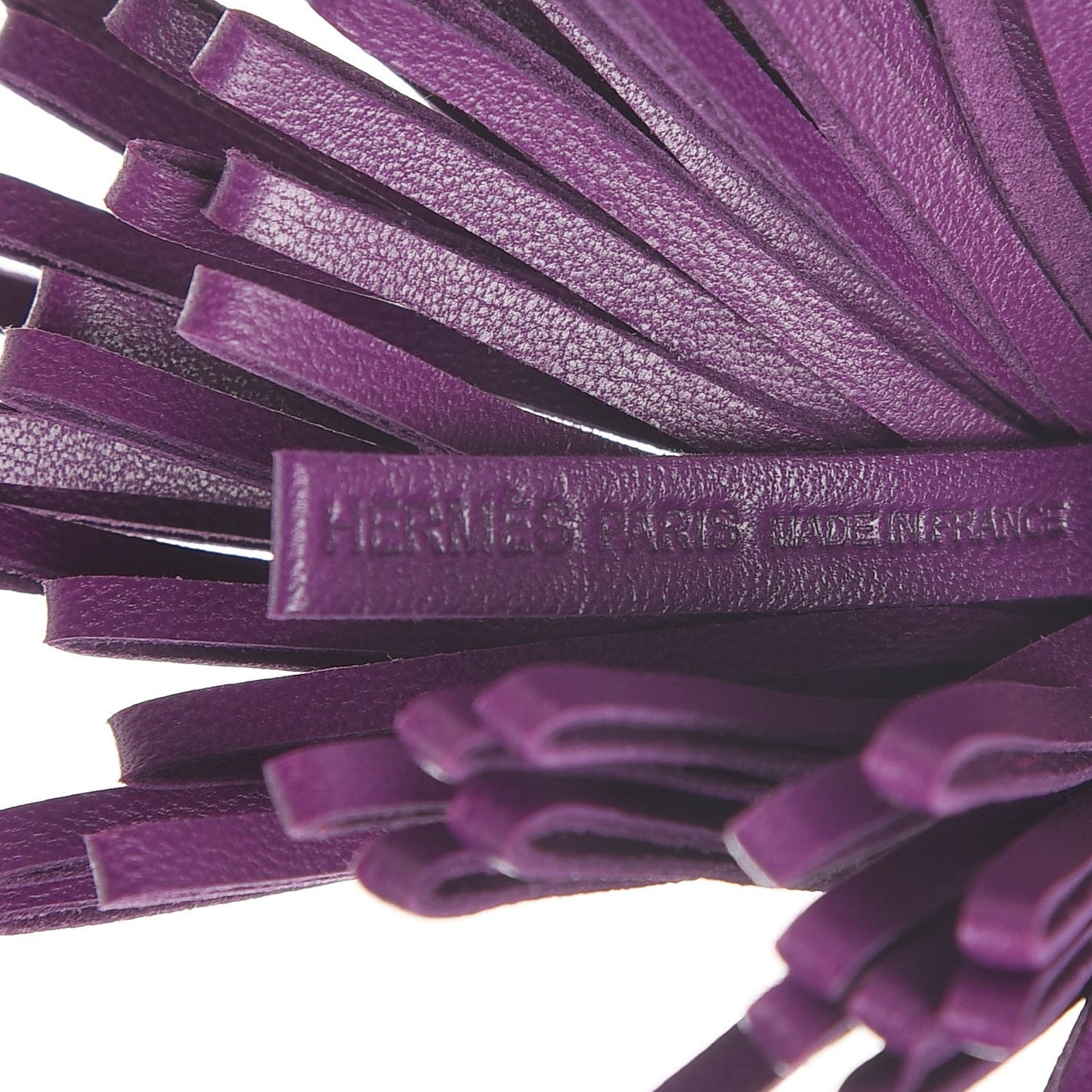 Lambskin Carmen Tassel Key Holder Violet