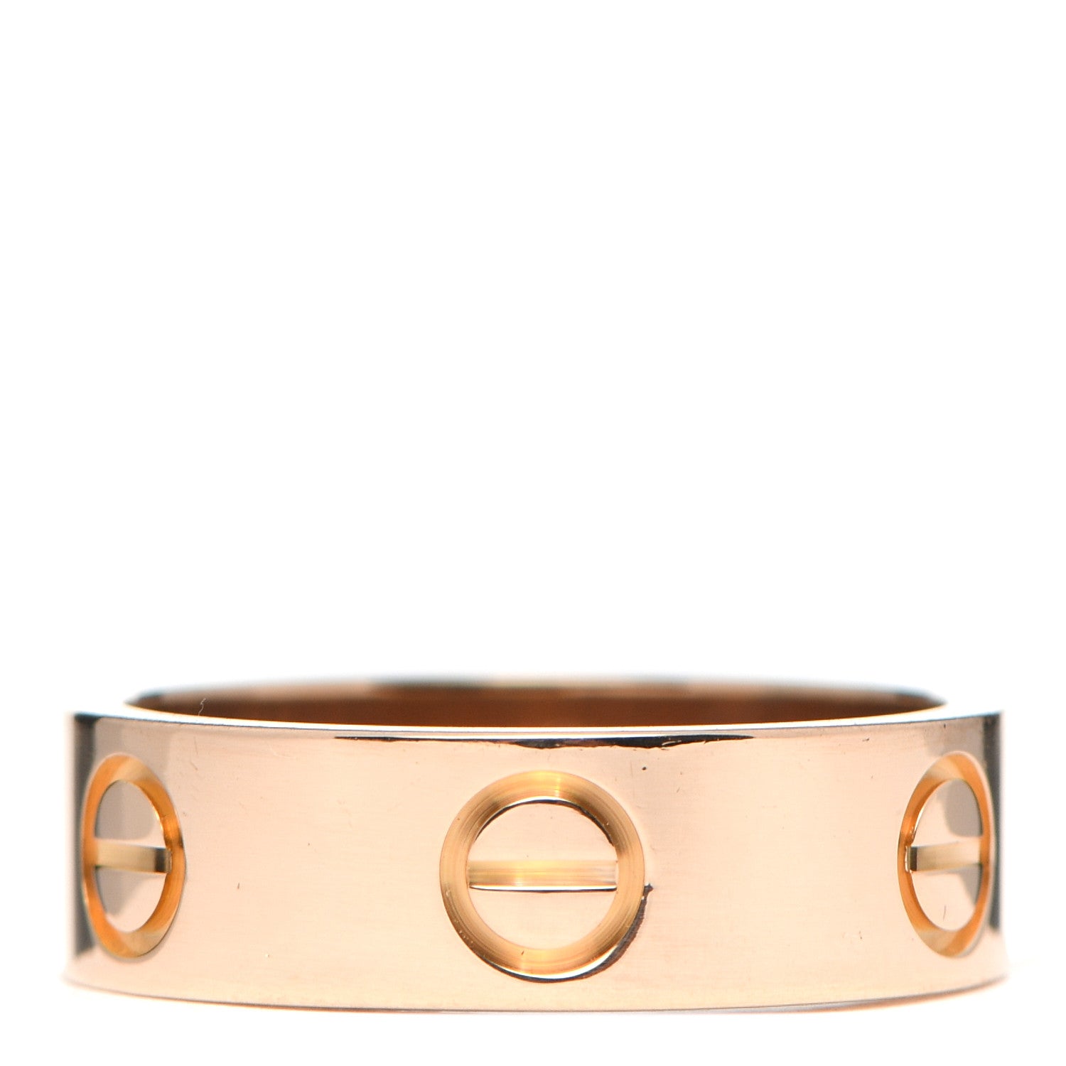 Cartier 18K Pink Gold 5.5mm LOVE Ring 51 5.75 1 of 5