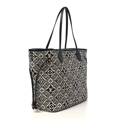 Louis Vuitton Jacquard Since 1854 Neverfull MM Grey 4 of 7
