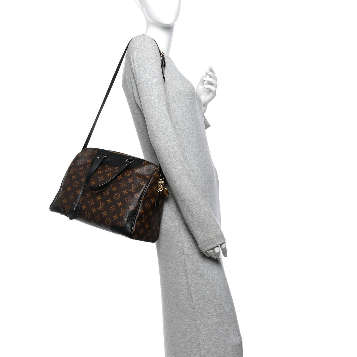 Louis Vuitton Monogram Retiro NM Black 2 of 10