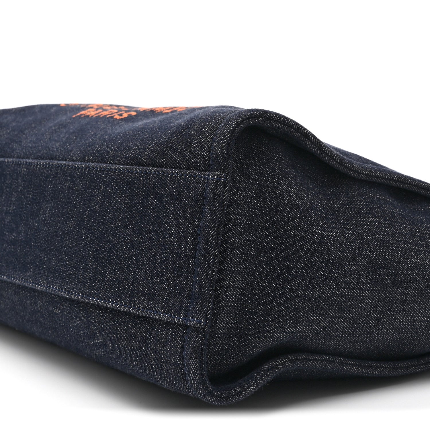 Chanel Denim Small Deauville Tote Blue Orange 1844428 – FASHIONPHILE