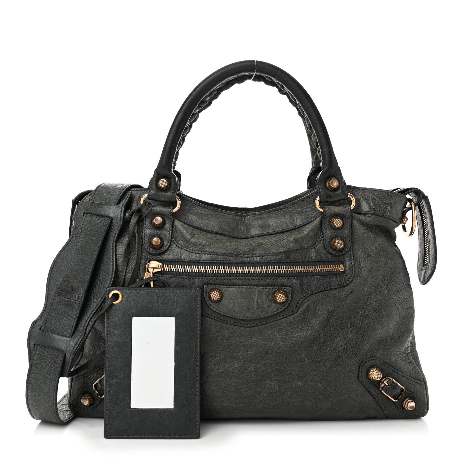 Balenciaga Agneau Giant 12 Gold Hardware Town Anthracite 3 of 13