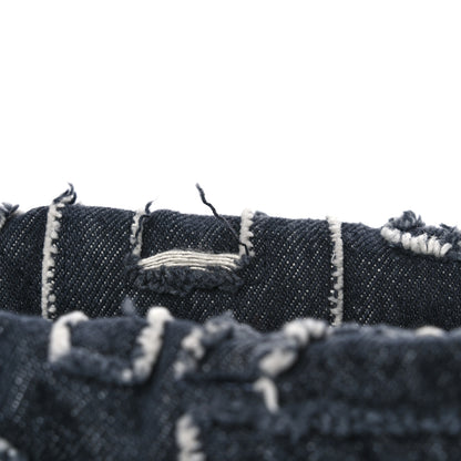 Chanel Denim Patchwork Quilted Chanel 22 Black 12 of 12