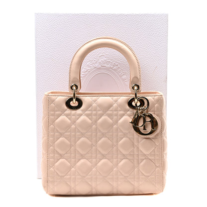 Christian Dior Lambskin Cannage Medium Lady Dior Light Pink 11 of 11