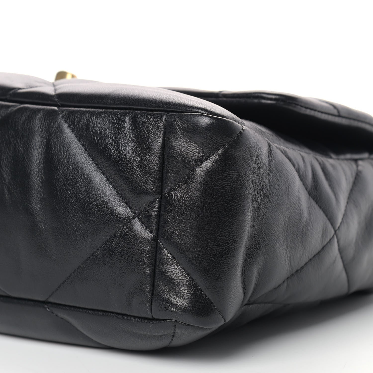 Chanel Lambskin Quilted Large Chanel 19 Flap Black 9 of 10