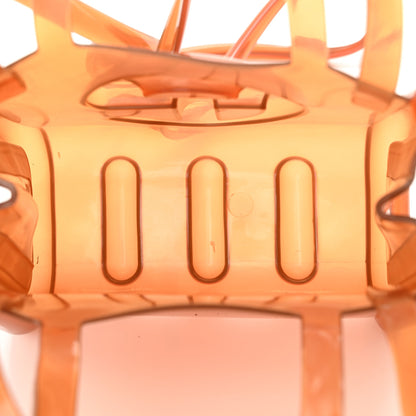 Telfar x MELISSA Jelly Small Shopping Bag Clear Brown 4 of 8