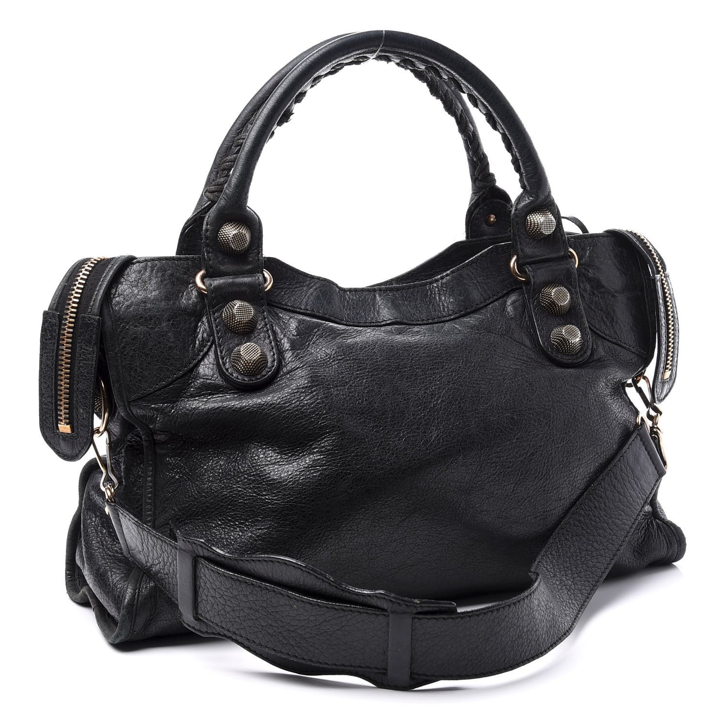 Agneau Giant 21 Rose Gold Hardware City Black