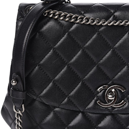 Chanel Lambskin Quilted Small Daily Supple Flap Black 11 of 12
