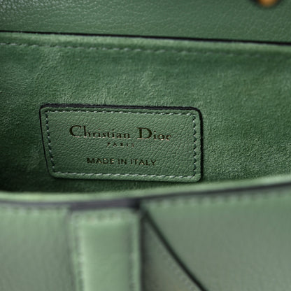 Christian Dior Calfskin Mini Saddle Bag Green 6 of 10
